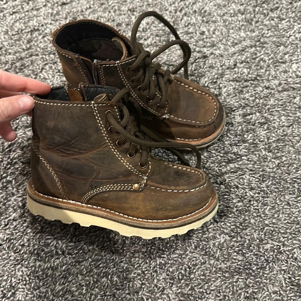 Boys Leather Boots
